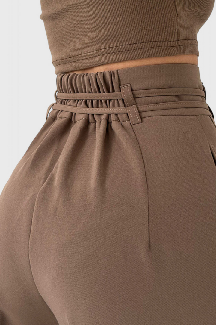 Sophie | Pantalones de pierna ancha con cordones