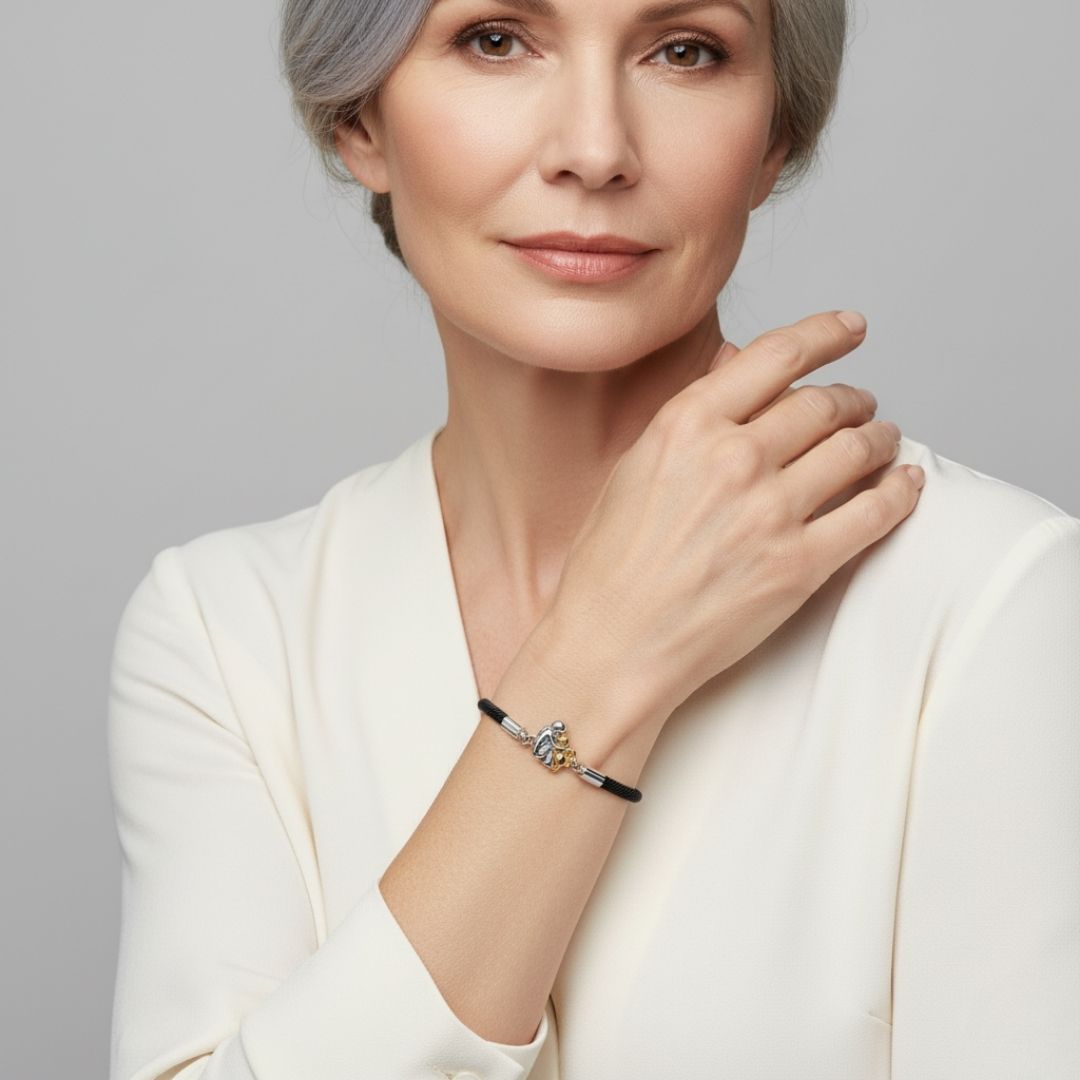 katy™ - Pulsera con cordón e ícono de perro