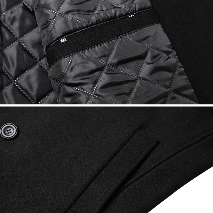 Silvan™ | Abrigo Doble Pecho Elegante en Lana Premium