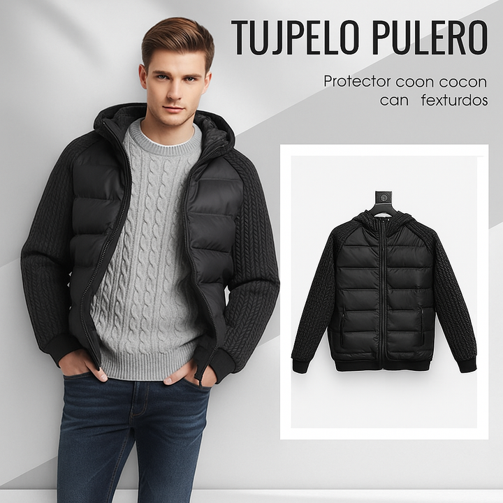 Chaqueta Térmica con Capucha | Acolchada y Cortavientos