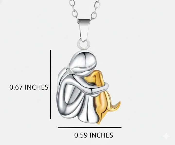 Olivia™ - Collar con colgante en forma de perro