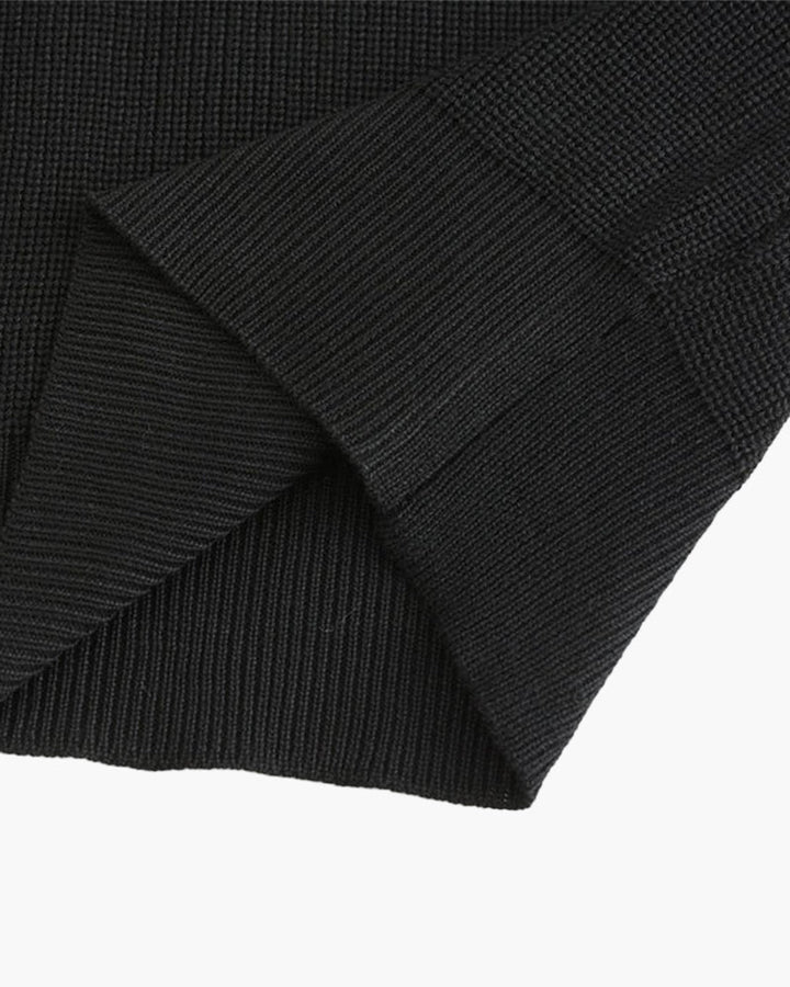 Oviedo | Suéter de Polo de Punto con Cierre de Cremallera