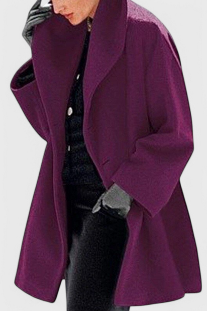 Aurora | Abrigo Oversized de Mezcla de Lana